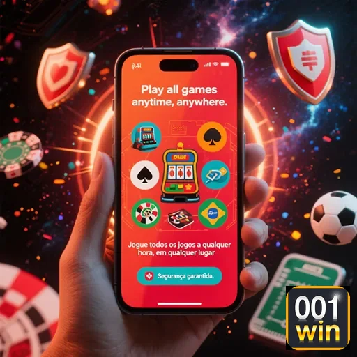 Usuário navegando no cassino incrível pelo celular