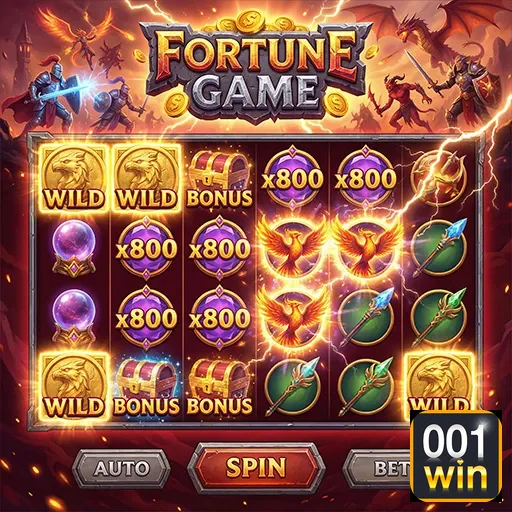 Jogos de fortuna 001win com wilds e bônus emocionantes.