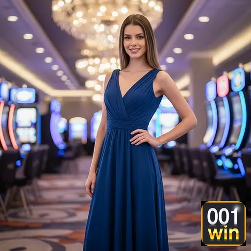 Modelo de cassino ao vivo da 001win, mostrando jogos interativos e ambiente animado.